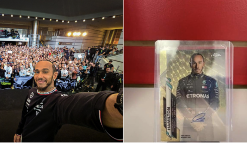 Lewis Hamilton Trading Card Sold For USD1 Million